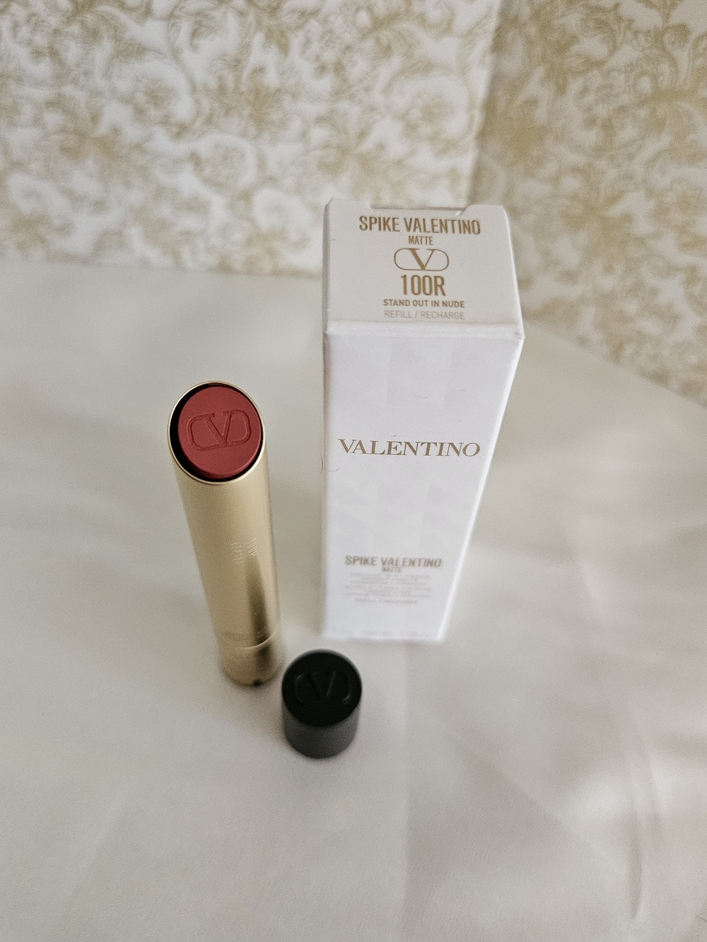 Spike Valentino Matte Lipstick Refill - 100R Nude (Pink-Toned)